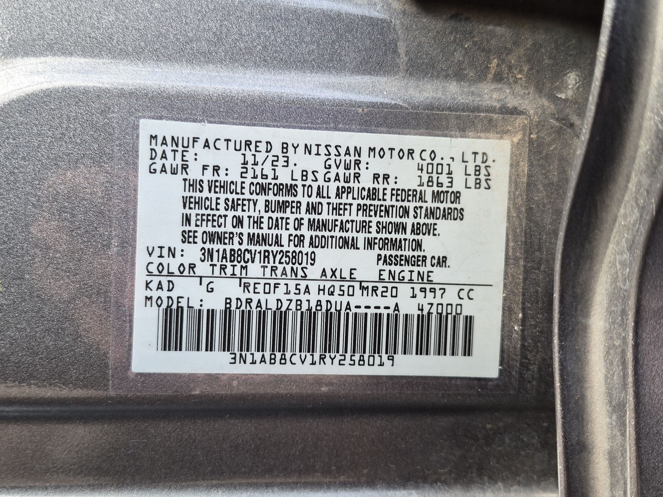 Used 2024 Nissan Sentra SV FWD image 26