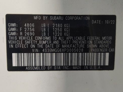 Used 2023 Subaru Legacy Sport image 33