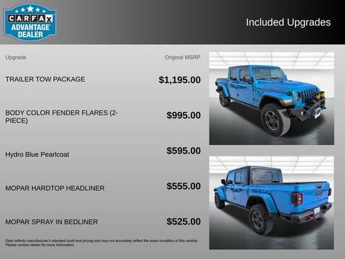Used 2023 Jeep Gladiator Rubicon w/ LED Lighting Group AWD/4WD image 6
