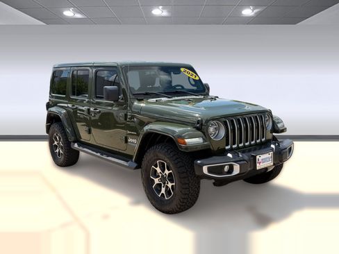 Used 2021 Jeep Wrangler Unlimited Sahara w/ Safety Group AWD/4WD image 7
