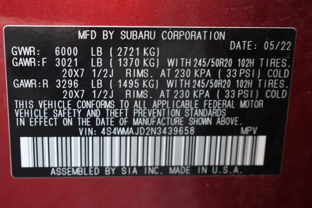 Used 2022 Subaru Ascent Onyx Edition AWD/4WD image 35