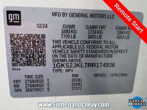 Used 2024 GMC Yukon XL Denali AWD/4WD image 58