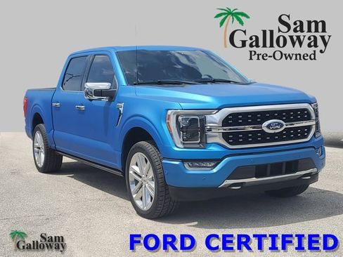 Certified 2021 Ford F150 Platinum w/ Equipment Group 701A High image 1