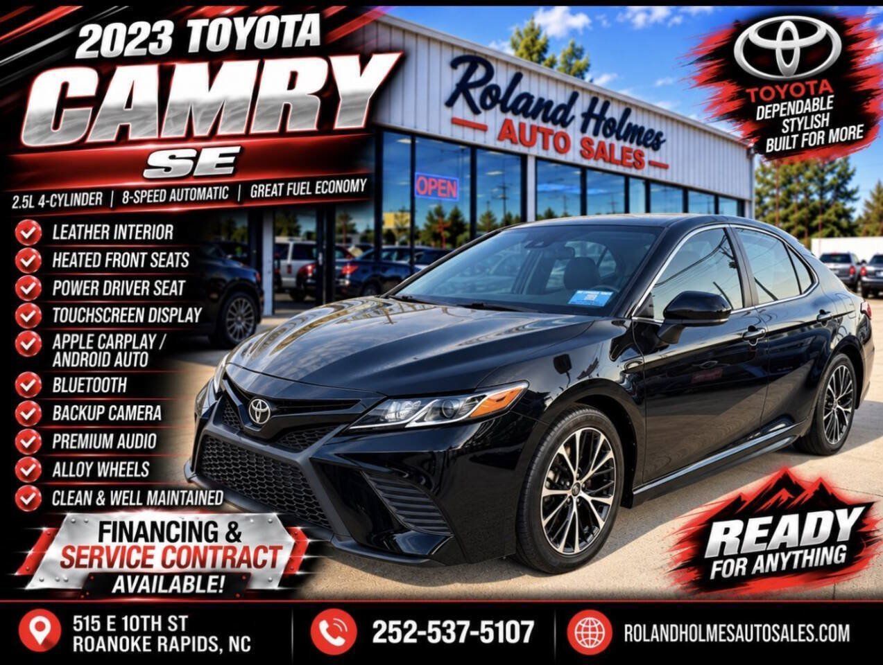 Used 2020 Toyota Camry SE FWD image 1