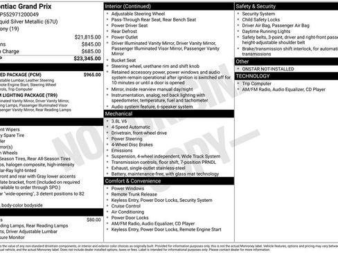 Used 2007 Pontiac Grand Prix w/ Preferred Package image 21