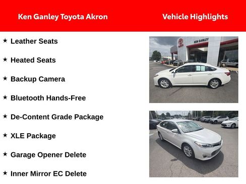 Used 2015 Toyota Avalon XLE FWD image 2