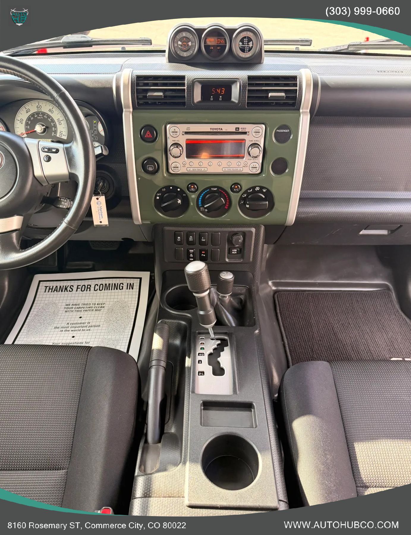 Used 2012 Toyota FJ Cruiser 4WD w/ Upgrade Pkg image 29