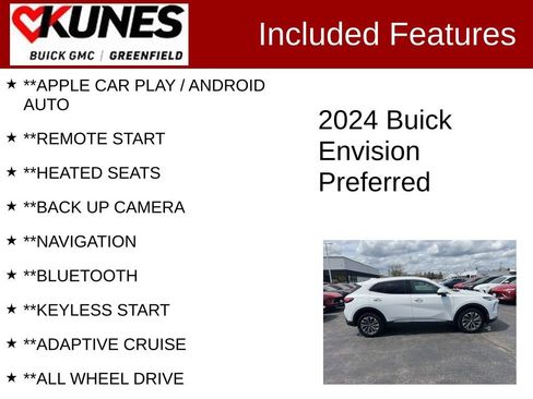Used 2024 Buick Envision Preferred AWD/4WD image 2