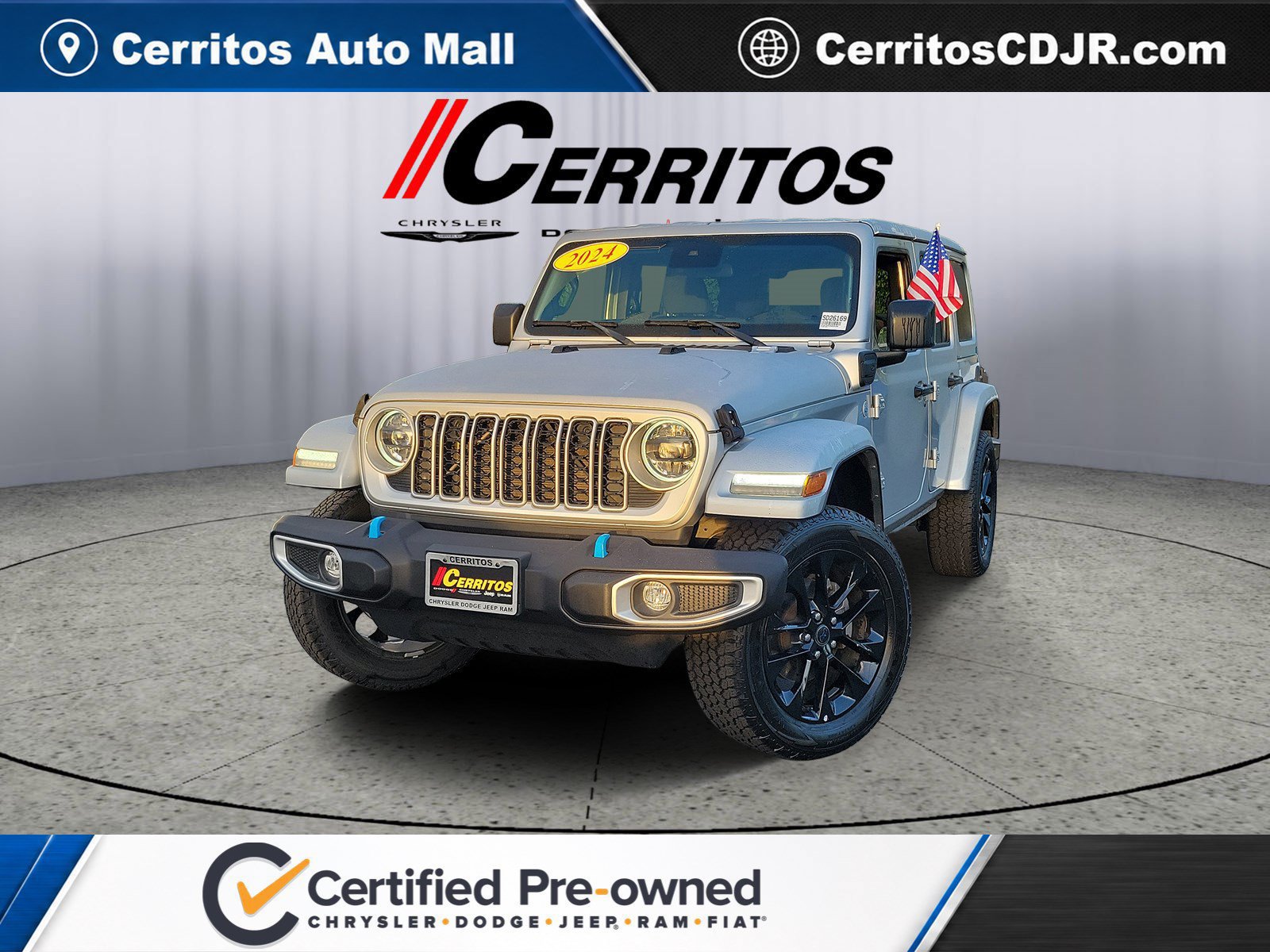 Certified 2024 Jeep Wrangler Unlimited Sahara AWD/4WD image 1