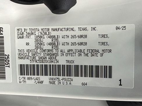 Used 2025 Toyota Tundra Platinum image 42