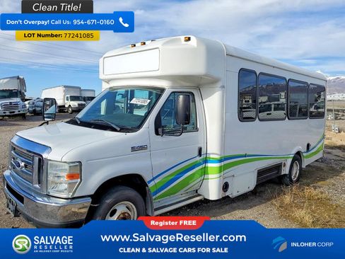 Used 2016 Ford E-450 and Econoline 450 Super Duty w/ Shuttle Bus Prep Package image 1