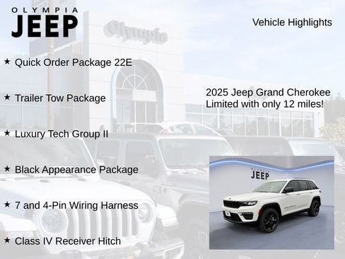 New 2025 Jeep Grand Cherokee Limited w/ Luxury Tech Group II image 7