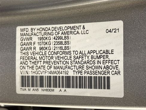 Used 2021 Honda Accord LX image 28