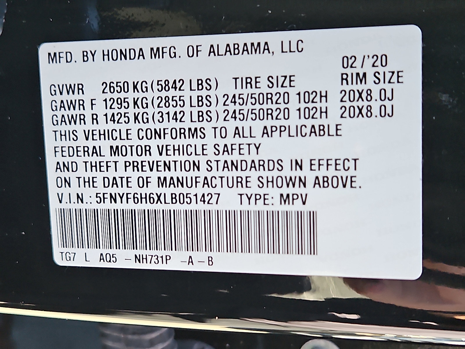 Used 2020 Honda Pilot Touring image 32