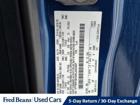 Certified 2019 Ford Ranger XLT w/ Equipment Group 302A Luxury image 27