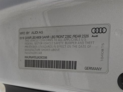 Used 2018 Audi A5 2.0T Prestige w/ Driver Assistance Package image 30