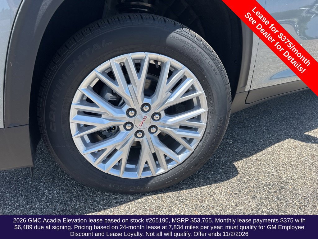New 2026 GMC Acadia Elevation w/ Elevation Premium Package FWD image 10