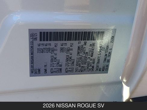 Used 2026 Nissan Rogue SV FWD image 24