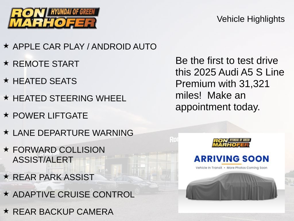 Used 2025 Audi A5 2.0T Premium AWD/4WD image 2