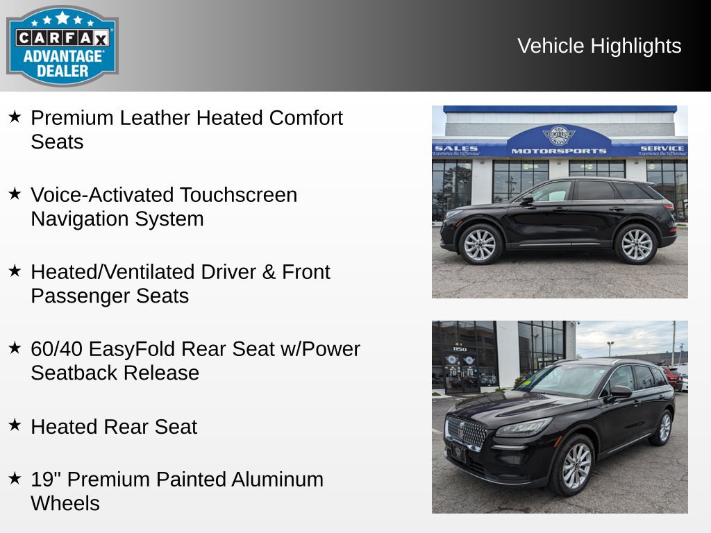 Used 2020 Lincoln Corsair AWD w/ Premium Package image 8