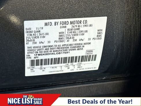 Used 2020 Ford Explorer XLT w/ Equipment Group 202A image 31