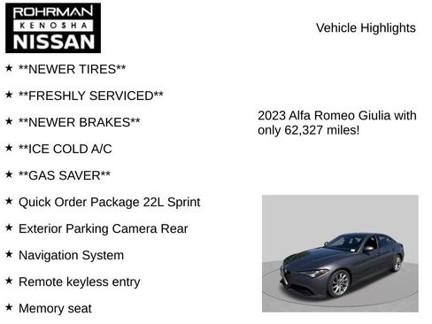 Used 2023 Alfa Romeo Giulia Sprint RWD image 8