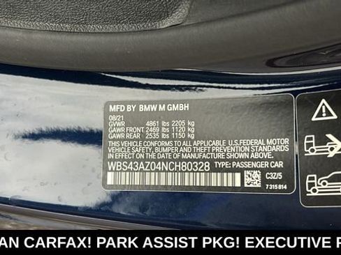 Used 2022 BMW M4 xDrive Competition w/ M Driver's Package AWD/4WD image 35