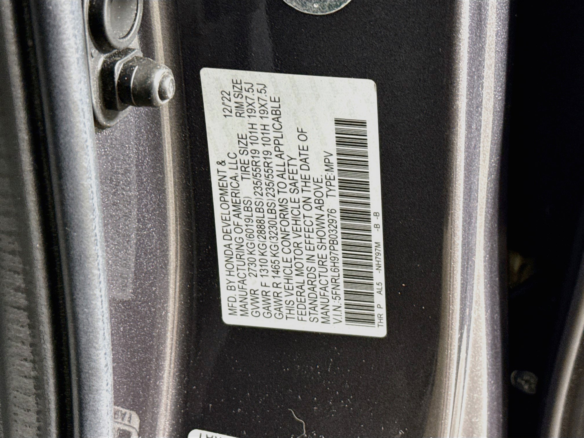 Certified 2023 Honda Odyssey Elite image 42