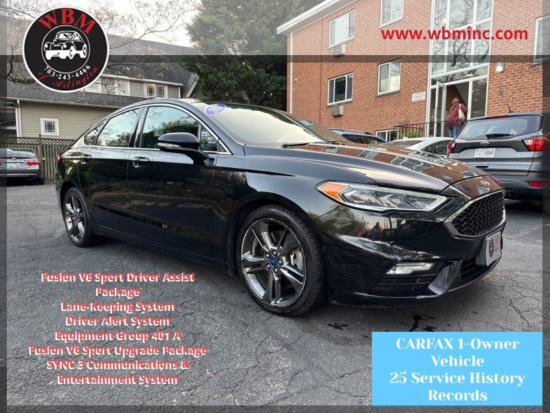 Used 2017 Ford Fusion Sport w/ Equipment Group 401A AWD/4WD image 1