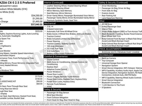 New 2026 MAZDA CX-5 Preferred image 35