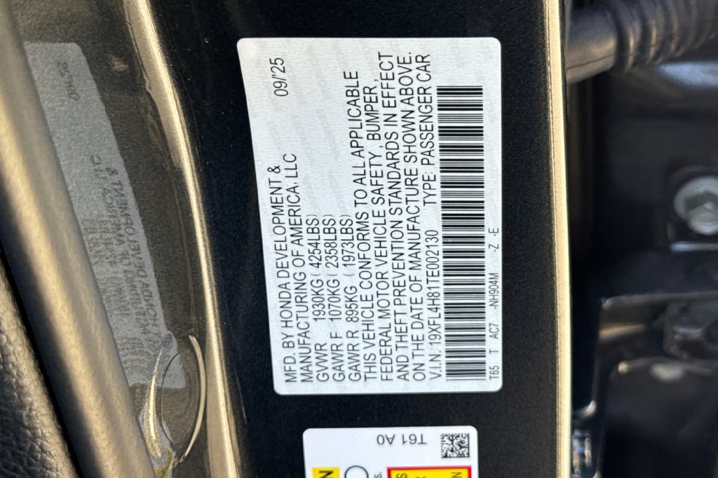Certified 2026 Honda Civic Sport image 33