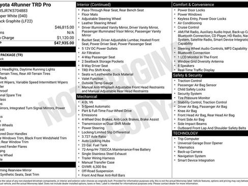 Used 2019 Toyota 4Runner TRD Pro image 14