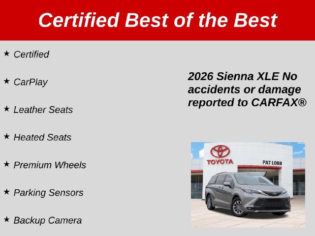 Certified 2026 Toyota Sienna XLE FWD image 38