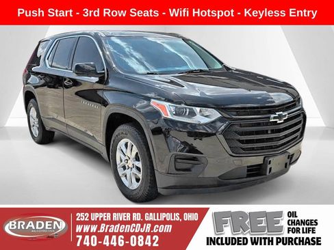 Used 2020 Chevrolet Traverse LS w/ LPO, Black Accent Package AWD/4WD image 1