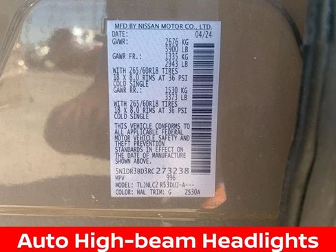 Certified 2024 Nissan Pathfinder Rock Creek AWD/4WD image 10