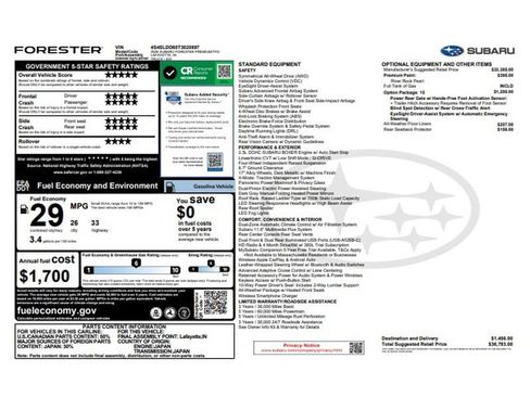 Used 2026 Subaru Forester Premium AWD/4WD image 9