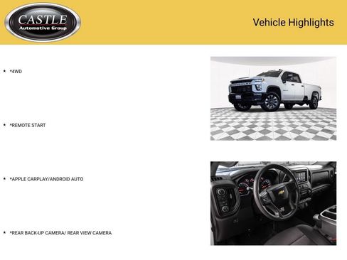 Used 2021 Chevrolet Silverado 2500 Custom w/ Custom Value Package AWD/4WD image 3
