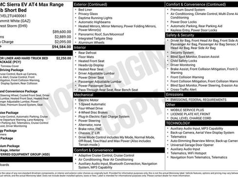 New 2026 GMC Sierra EV AT4 image 10