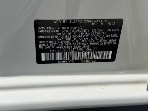 Used 2022 Subaru Crosstrek 2.5i Limited w/ Moonroof Package 1 AWD/4WD image 23