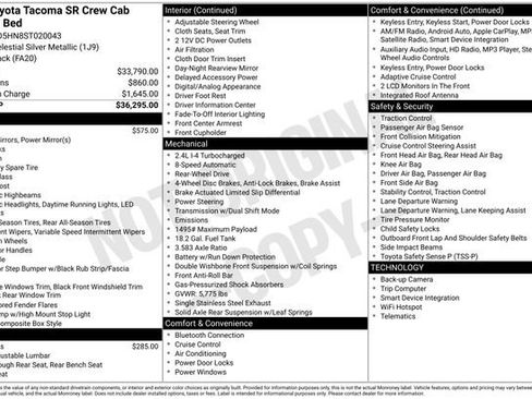 Used 2025 Toyota Tacoma SR image 37
