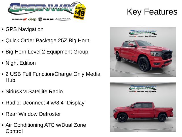 Used 2020 RAM 1500 Big Horn RWD image 2