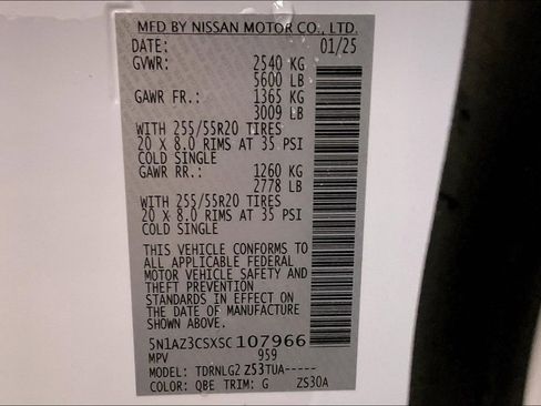 Certified 2025 Nissan Murano SL image 30