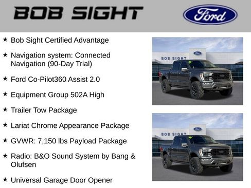 Used 2021 Ford F150 Lariat w/ Equipment Group 502A High image 3