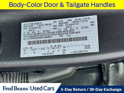 Certified 2023 Ford F150 XLT w/ Equipment Group 302A High AWD/4WD image 38