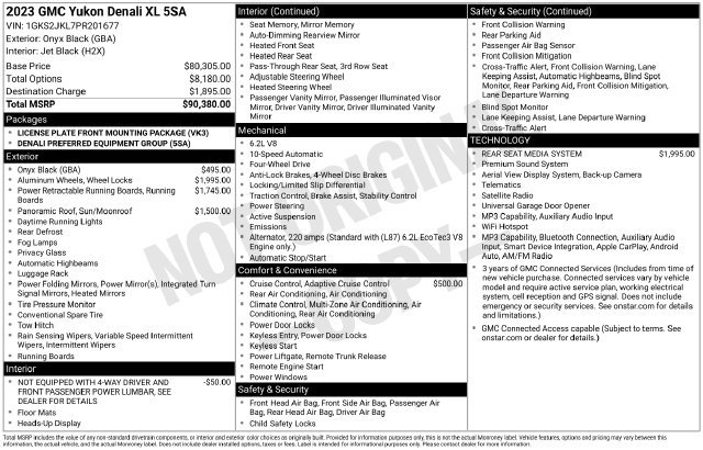 Used 2023 GMC Yukon XL Denali AWD/4WD image 10