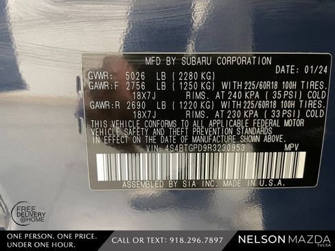 Used 2024 Subaru Outback Touring XT image 51