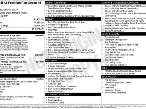 Used 2021 Audi A6 Premium Plus w/ Premium Plus Package AWD/4WD image 10