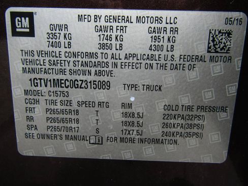 Used 2016 GMC Sierra 1500 SLE w/ Texas SLE Value Package RWD image 26