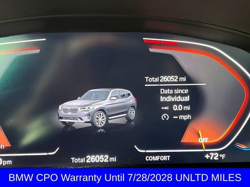 Certified 2023 BMW X3 xDrive30i w/ Premium Package AWD/4WD image 2