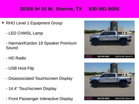 Used 2026 RAM 1500 RHO w/ RHO Level 1 Equipment Group AWD/4WD image 19